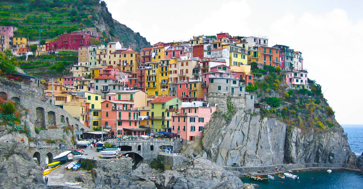 Cinque terre - Italie - cestování - dovolená v itálii
